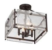 Savoy House 6-3042-4-13 Four Light Semi-Flush Mount, English Bronze (2)