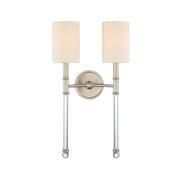Savoy House 9-103-2-SN Two Light Wall Sconce, Satin Nickel (2)