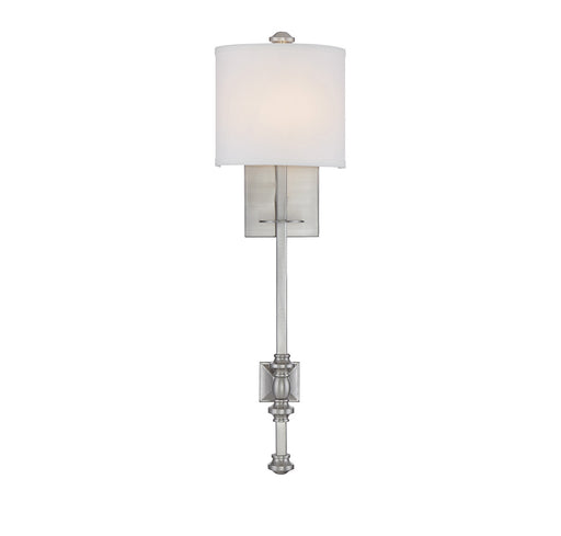 Savoy House 9-7140-1-SN One Light Wall Sconce, Satin Nickel