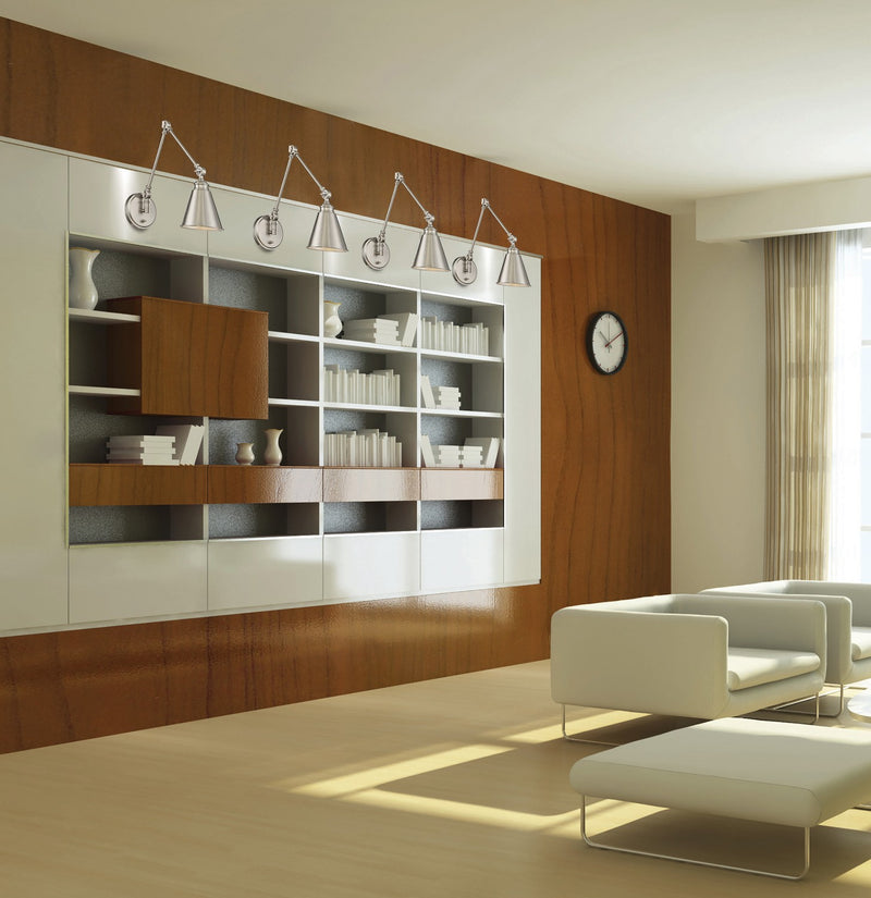 Savoy House 9-961CP-1-109 One Light Wall Sconce, Polished Nickel (2)