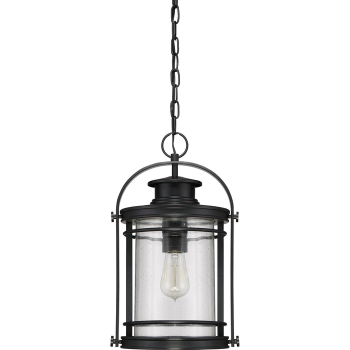 Quoizel BKR1910K Booker One Light Outdoor Hanging Lantern, Mystic Black Alternate Image 2.jpg