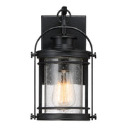 Quoizel BKR8406K Booker One Light Outdoor Wall Lantern, Mystic Black Alternate Image 3.jpg