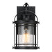 Quoizel BKR8406K Booker One Light Outdoor Wall Lantern, Mystic Black Alternate Image 3.jpg