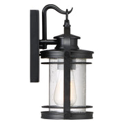 Quoizel BKR8406K Booker One Light Outdoor Wall Lantern, Mystic Black Alternate Image 4.jpg