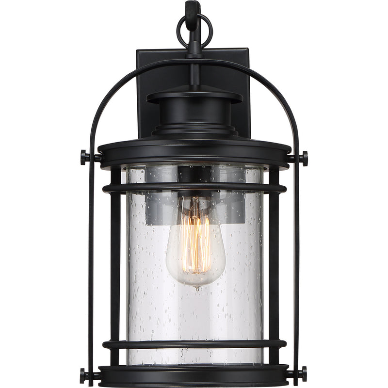 Quoizel BKR8408K Booker One Light Outdoor Wall Lantern, Mystic Black Alternate Image 3.jpg