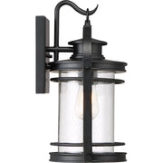 Quoizel BKR8408K Booker One Light Outdoor Wall Lantern, Mystic Black Alternate Image 4.jpg