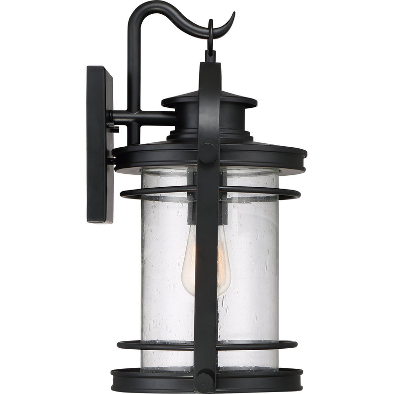 Quoizel BKR8410K Booker One Light Outdoor Wall Lantern, Mystic Black Alternate Image 4.jpg