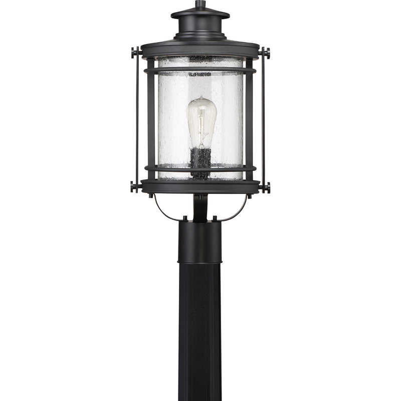 Quoizel BKR9010K Booker One Light Outdoor Post Mount, Mystic Black Alternate Image 2.jpg