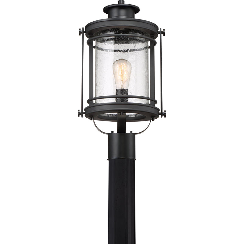 Quoizel BKR9010K Booker One Light Outdoor Post Mount, Mystic Black Alternate Image 3.jpg