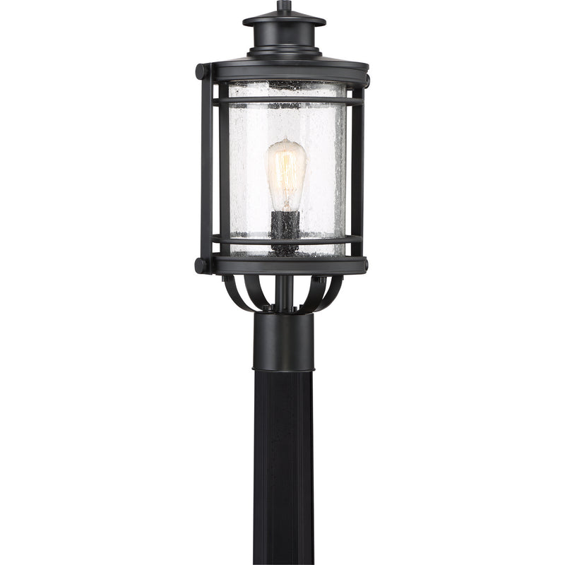 Quoizel BKR9010K Booker One Light Outdoor Post Mount, Mystic Black Alternate Image 4.jpg