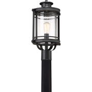 Quoizel BKR9010K Booker One Light Outdoor Post Mount, Mystic Black Alternate Image.jpg