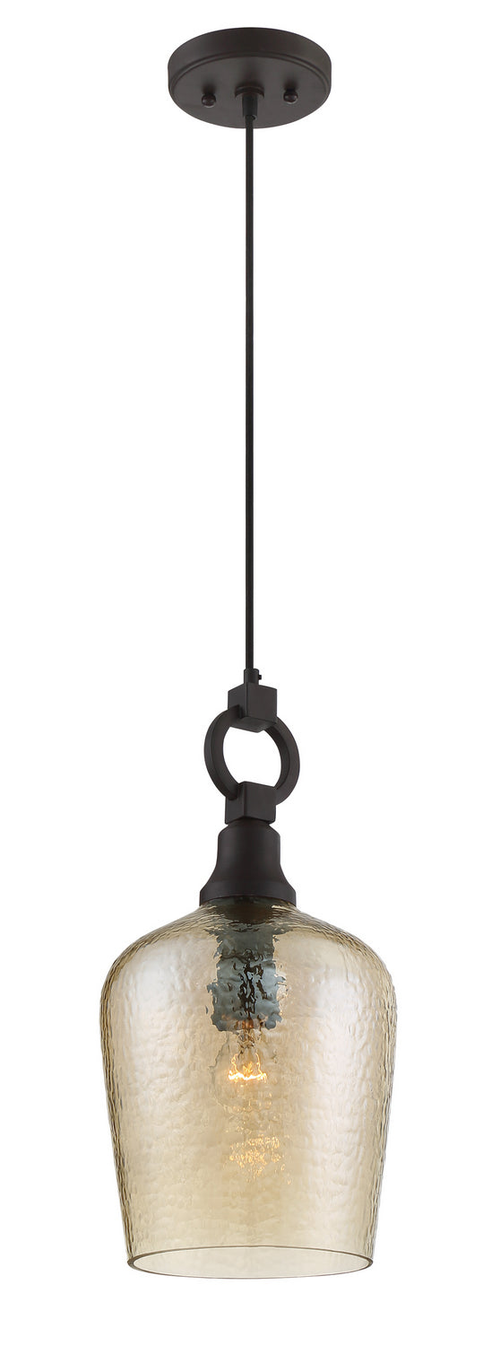 Quoizel CKKD1509WT Kendrick One Light Mini Pendant, Western Bronze Main Image.jpg
