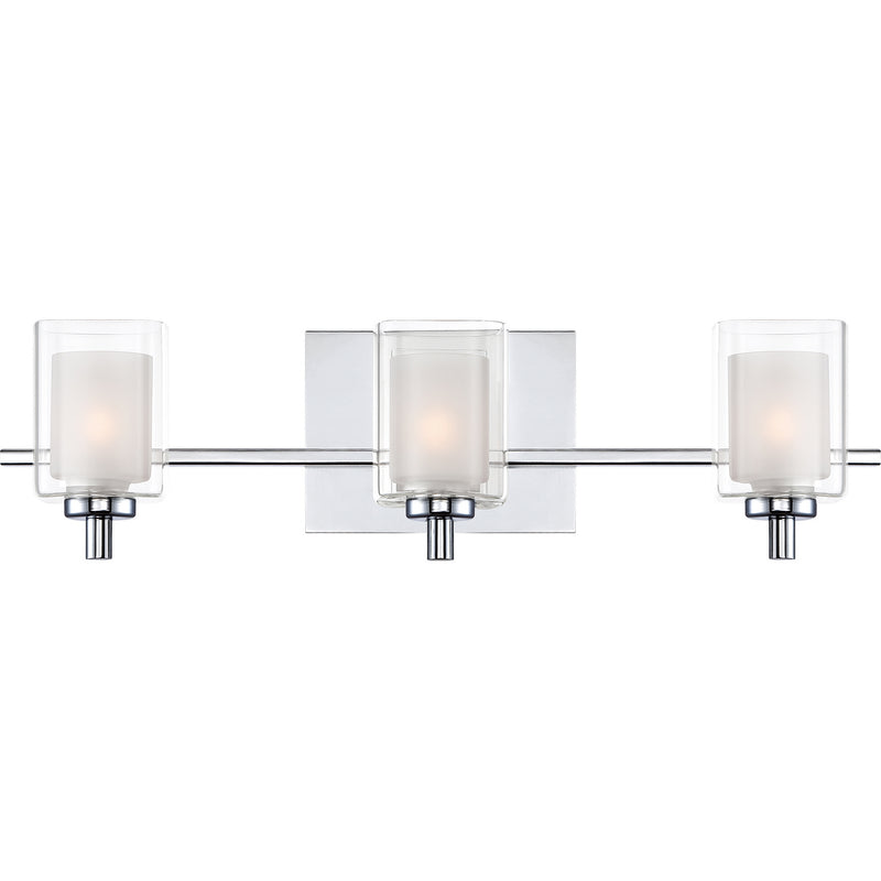 Quoizel KLT8603CLED Kolt Three Light Bath Fixture, Polished Chrome Main Image.jpg