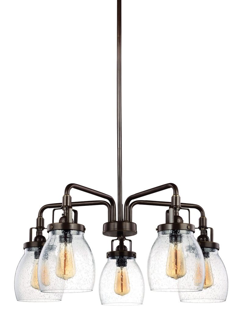 Generation Lighting 3114505-710 Belton Five Light Chandelier, Bronze Main Image.jpg