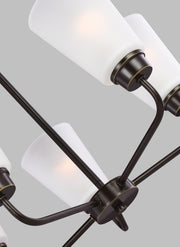 Generation Lighting 3115205-710 Kerrville Five Light Chandelier, Bronze Alternate Image 3.jpg