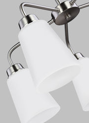 Generation Lighting 3115205-962 Kerrville Five Light Chandelier, Brushed Nickel Alternate Image 2.jpg