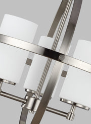 Generation Lighting 3124603-962 Alturas Three Light Chandelier, Brushed Nickel Alternate Image.jpg