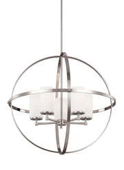 Generation Lighting 3124605-962 Alturas Five Light Chandelier, Brushed Nickel Main Image.jpg