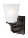 Generation Lighting 4124501-710 Hanford One Light Wall / Bath Sconce, Bronze Main Image.jpg