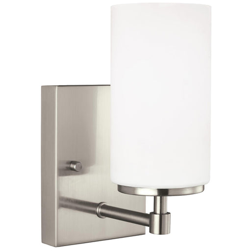 Generation Lighting 4124601-962 Alturas One Light Wall / Bath Sconce, Brushed Nickel Main Image.jpg