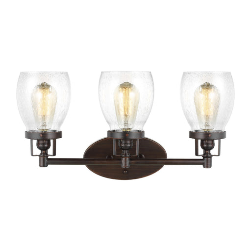 Generation Lighting 4414503-710 Belton Three Light Wall / Bath, Bronze Main Image.jpg