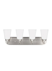 Generation Lighting 4415204-962 Kerrville Four Light Wall / Bath, Brushed Nickel Main Image.jpg