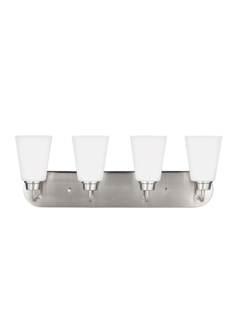 Generation Lighting 4415204-962 Kerrville Four Light Wall / Bath, Brushed Nickel Main Image.jpg