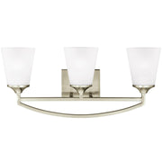Generation Lighting 4424503-962 Hanford Three Light Wall / Bath, Brushed Nickel Main Image.jpg