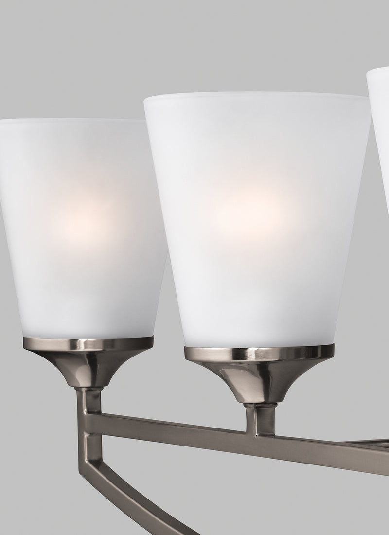 Generation Lighting 4424504-962 Hanford Four Light Wall / Bath, Brushed Nickel Alternate Image.jpg