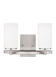 Generation Lighting 4424602-962 Alturas Two Light Wall / Bath, Brushed Nickel Main Image.jpg