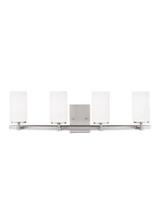 Generation Lighting 4424604-962 Alturas Four Light Wall / Bath, Brushed Nickel Main Image.jpg