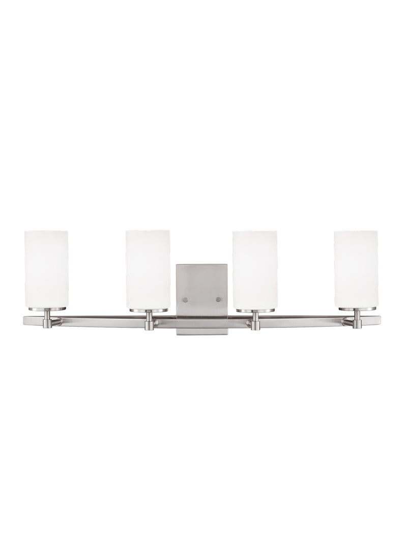 Generation Lighting 4424604-962 Alturas Four Light Wall / Bath, Brushed Nickel Main Image.jpg