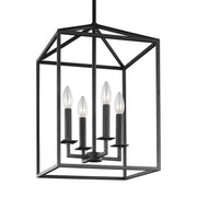 Generation Lighting 5115004-112 Perryton Four Light Hall / Foyer, Midnight Black Alternate Image 2.jpg