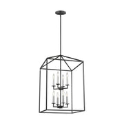 Generation Lighting 5115008-112 Perryton Eight Light Hall / Foyer, Midnight Black Alternate Image.jpg