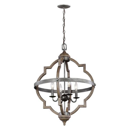 Generation Lighting 5124904-846 Socorro Four Light Hall / Foyer Pendant, Stardust Main Image.jpg