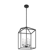 Generation Lighting 5215004-112 Perryton Four Light Hall / Foyer, Midnight Black Alternate Image.jpg