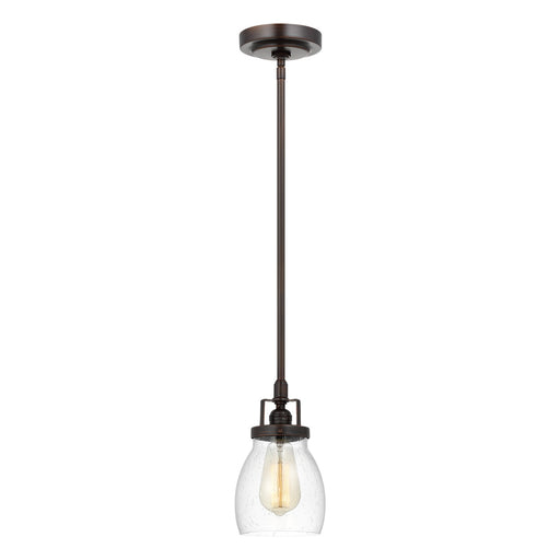 Generation Lighting 6114501-710 Belton One Light Mini-Pendant, Bronze Main Image.jpg