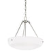 Generation Lighting 6615203-962 Kerrville Three Light Pendant, Brushed Nickel Main Image.jpg