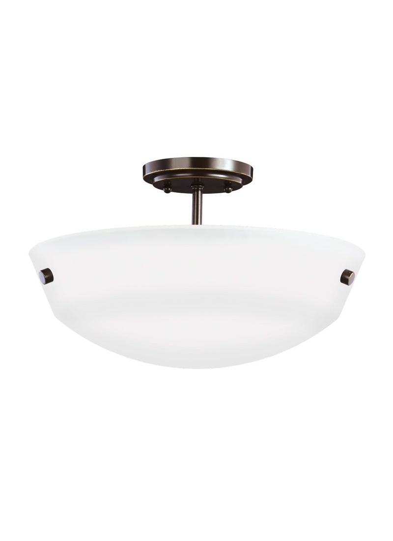 Generation Lighting 7715202-710 Kerrville Two Light Semi-Flush Convertible Pendant, Bronze Alternate Image.jpg