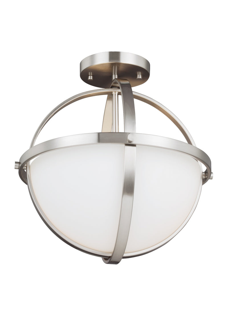 Generation Lighting 7724602-962 Alturas Two Light Semi-Flush Convertible Pendant, Brushed Nickel Alternate Image.jpg