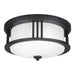 Generation Lighting 7847902-12 Crowell Two Light Outdoor Flush Mount, Black Main Image.jpg