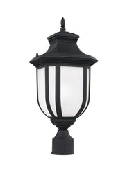 Generation Lighting 8236301-12 Childress One Light Outdoor Post Lantern, Black Main Image.jpg