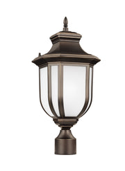 Generation Lighting 8236301-71 Childress One Light Outdoor Post Lantern, Antique Bronze Main Image.jpg