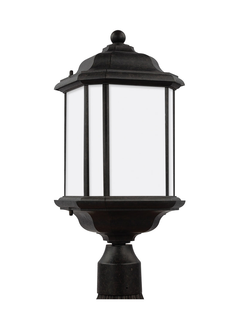 Generation Lighting 82529-746 Kent One Light Outdoor Post Lantern, Oxford Bronze Main Image.jpg
