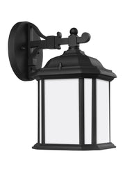 Generation Lighting 84529-12 Kent One Light Outdoor Wall Lantern, Black Main Image.jpg