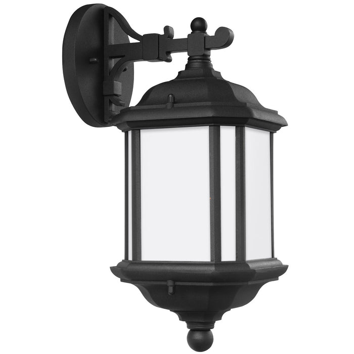 Generation Lighting 84530-12 Kent One Light Outdoor Wall Lantern, Black Main Image.jpg