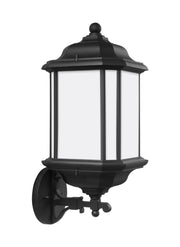 Generation Lighting 84532-12 Kent One Light Outdoor Wall Lantern, Black Main Image.jpg