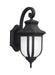 Generation Lighting 8636301-12 Childress One Light Outdoor Wall Lantern, Black Main Image.jpg