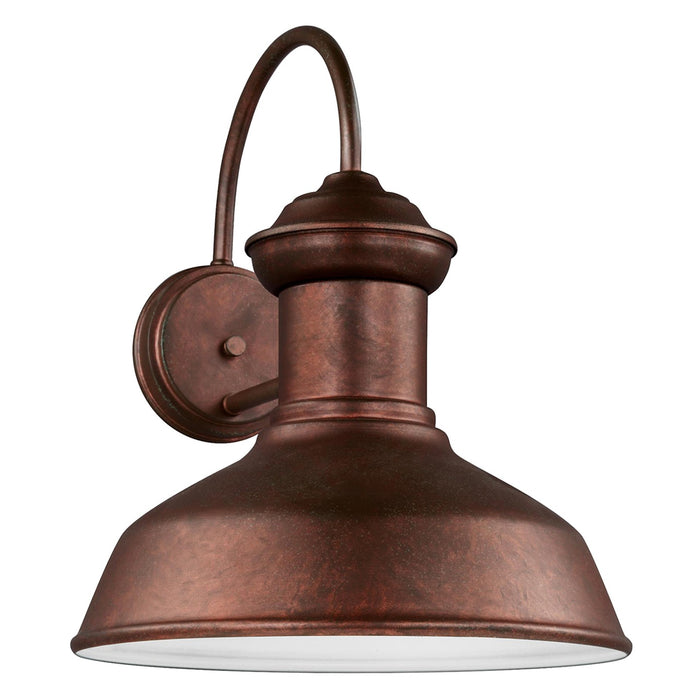 Generation Lighting 8647701-44 Fredricksburg One Light Outdoor Wall Lantern, Weathered Copper Main Image.jpg