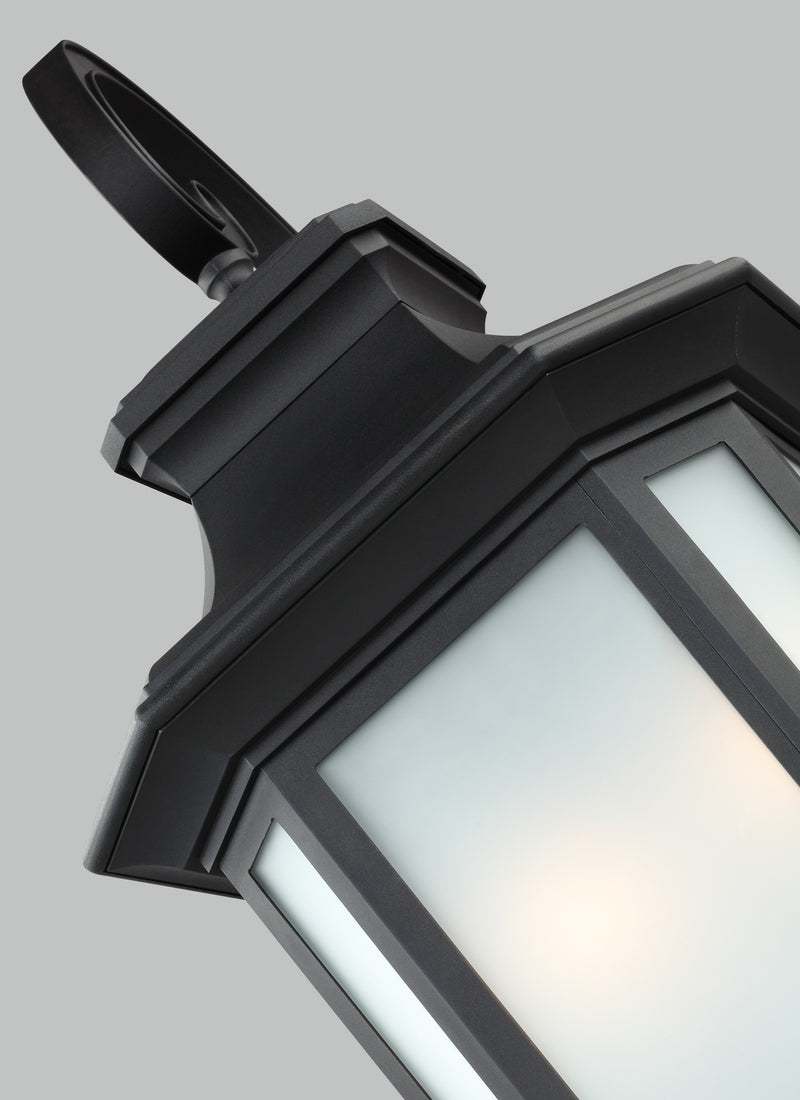 Generation Lighting 8736301-12 Childress One Light Outdoor Wall Lantern, Black Alternate Image.jpg
